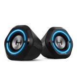 BOXE EDIFIER Gaming 2.0, RMS: 5W (2x2.5W),bass 2.5&quot;,control volum,BT/USB/AUX,sound mode:Music/Game/Movie,12 x LED RGB, frecv. rasp 98Hz-20KHz, USB pow