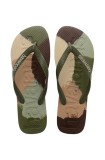 Havaianas slapi TOP LOGOMANIA COLORS II barbati, culoarea verde, 4147526-0869