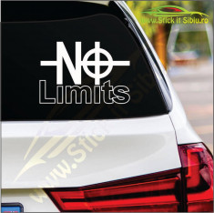 No Limits -Stickere Auto-Cod:ESV-230 -Dim 20 cm. x 13.8 cm. foto