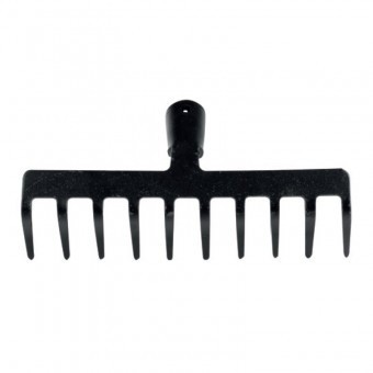 Grebla din metal forjat Strend Pro Premium R-606, 16 dinti, fara coada foto