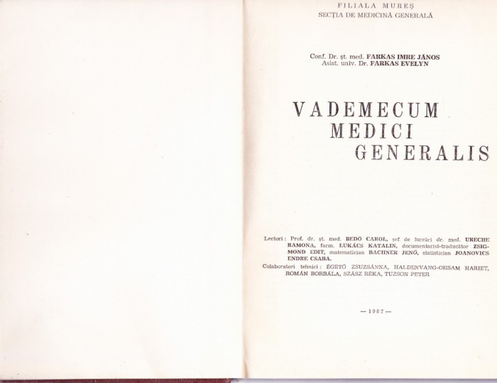 VADEMECUM MEDICI GENERALIS