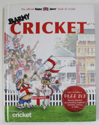 BARMY CRICKET , THE OFFICIAL BARMY ARMY BOOK OF CRICKET , 2006, CD INCLUS * foto