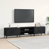 Cumpara ieftin Cabinet TV Stejar negru 180 x 31.5 x 40 cm Lemn compozit