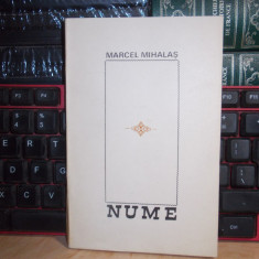 MARCEL MIHALAS - NUME ( VERSURI ) , ED. 1-A , 1967 , VOLUM DE DEBUT