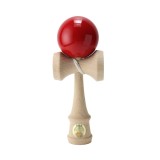 Jucarie de indemanare, din lemn, Ozora, Kendama, Rosu, 18 cm