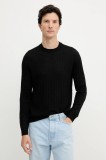 Armani Exchange pulover din amestec de l&acirc;nă culoarea negru, light, XM000878 AF11982