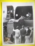 HOPCT 540 H FOTOGRAFIE VECHE-D= 20/15 CM- CAI TRANSPORTATI CU AVIONUL SUA 1947-FOTO AGENTIA ACME NEWSPICTURES PHOTOS 1947