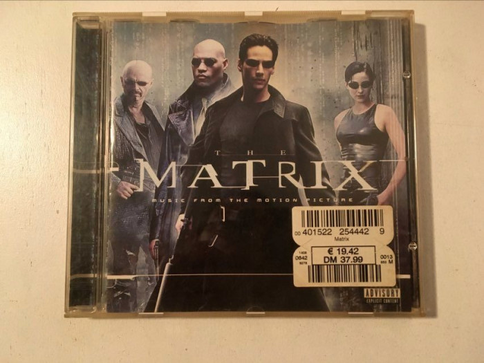 * CD muzica: Matrix coloana sonora / soundtrack, CD original