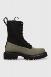 Rains bocanci 22610 Show Combat Boot Neopren bărbați, culoarea negru 22610.65-65.Evergre