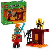 LEGO&reg; Minecraft - Batalie deasupra lavei in Nether 21266, 99 piese