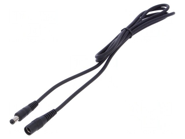Cablu Alimentare DC 5.5/2.1 Negru 1x1mm&sup2;