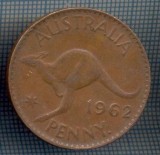 AX 910 MONEDA- AUSTRALIA - 1 PENNY -ANUL 1962 -STAREA CARE SE VEDE