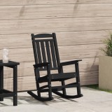 Gossi scaun balansoar gradina negru 70x92x108 cm hdpe