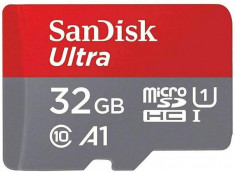 Card de memorie Sandisk Ultra 32GB MicroSDHC Clasa 10 UHS-I + Adaptor SD foto