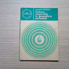 CULTURA CIUPERCILOR IN GOSPODARIA PERSONALA - Nicolae Mateescu -1983, 135 p.