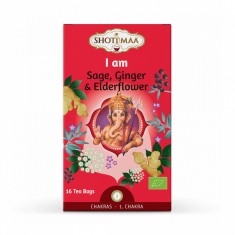 Ceai Shotimaa Chakras - I Am - salvie, ghimbir si soc bio 16dz