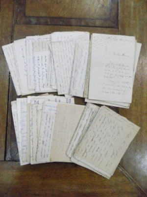 Lot scrisori in limba franceza 1903 - 1919 foto