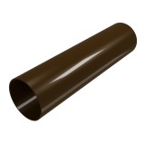 Burlan scurgere pentru sistem pluvial, Regenau, circular, PVC, maro, 3 m, D 80 mm