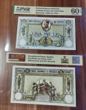 REPRODUCERE pe hartie cu filigran si fire UV proiect bancnota 1000 lei 1934