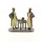 Doi scribi arabi-statueta din bronz pictat ND-34