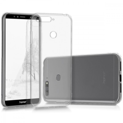 Husa pentru Huawei Honor 7A, Silicon, Transparent, 44825.03 foto