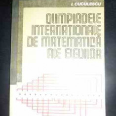 Olimpiadele Internationale De Matematica Ale Elevilor - I. Cuculescu ,544803