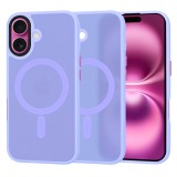 Husa pentru iphone 16 plus - halofrost, pro grip, light purple