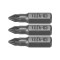 Set 3 biti 1/4 PZ 1x25mm Sthor 65470