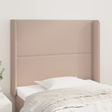 Gossi tablie pat cu aripioare cappuccino 93x16x118/128 cm piele eco