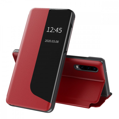 Husa pentru Huawei P30, Techsuit eFold Series, Red foto