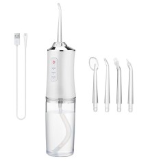 Irigator Oral pentru Dus Bucal MRG MA8, 4 Capete Curatare, Cu Acumulator C1083