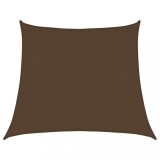 Cumpara ieftin Panza parasolar, maro, 4/5x4 m, HDPE, 160 g/m&sup2;, trapez