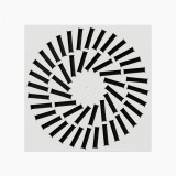 SW-R 48 Difuzor Turbionar 595A 595mm pentru Introducerea si Evacuarea Aerului - Lamele Ajustabile si Performanta Ridicata