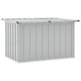 Lada Depozitare Gradina vidaXL Gri 109x67x65 cm Otel Galvanizat Cutie Depozitare Exterior Impermeabila