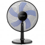 Ventilator de birou Zelmer ZTF0400, 50 W, 40 cm diametru, 3 trepte viteza, Negru