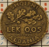 Albania 0.05 leke 1940 - km 27 - A007