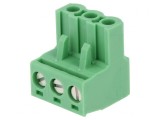 Regletă de Conexiuni Deconectabilă 5,08mm 3 Piste Drept Mufă