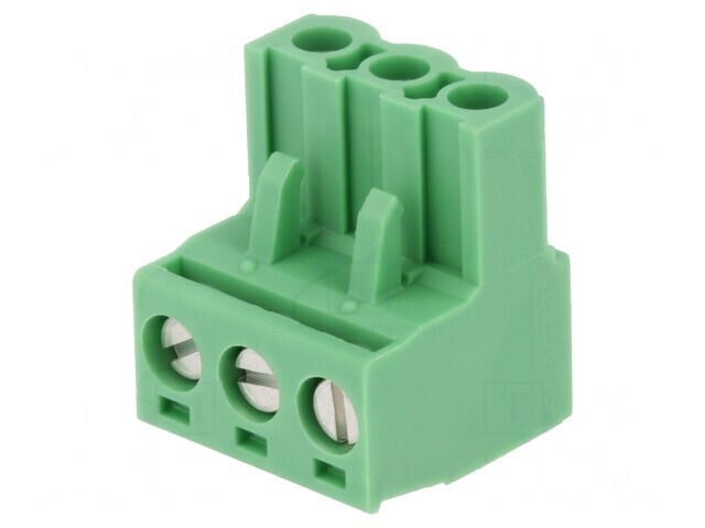 Regletă de Conexiuni Deconectabilă 5,08mm 3 Piste Drept Mufă