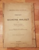 Tratat de geometrie analitica de Traian Lalescu (Lalesco) 1921