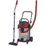 Einhell TE-VC 2230 SACL - Aspirator umed-uscat 1400 W 220 mbar 30 l functie suflare rezervor inox priza scule electrice comutator curatare filtru