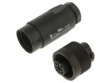 Mufă Circulară 4-Pin 400V pe Cablu