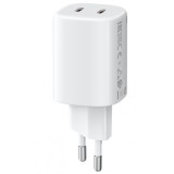 Incarcator Retea Xiaomi Nano Turbo, 45W, 3A, 2 x USB-C, Alb BHR087OEU
