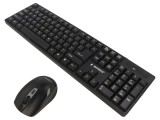 Kit Birou Negru USB A Wireless Layout US 10m
