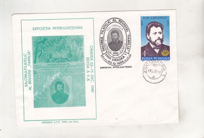 bnk fil Plic ocazional Expofil Revista Familia Oradea 1989