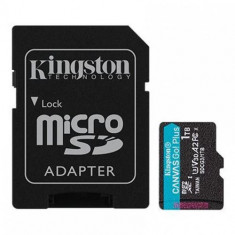 Card de memorie microSDXC Kingston Canvas Go! Plus, 1TB, V30, Clasa 10 + Adaptor SD