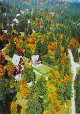 Sinaia. Vile pe Furnica (Carte postala circulata) foto