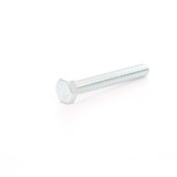 Surub cu cap hexagonal, filetat complet, otel, zincat alb, M8 x 20 mm