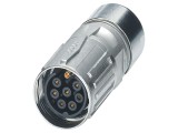Conector M17, mufă, 9 pini, ecranat, IP67