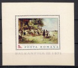 1971 - Balkanfila III, pictura, colita neuzata