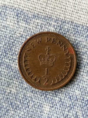 1/2 PENNY 1977- MAREA BRITTANIE foto